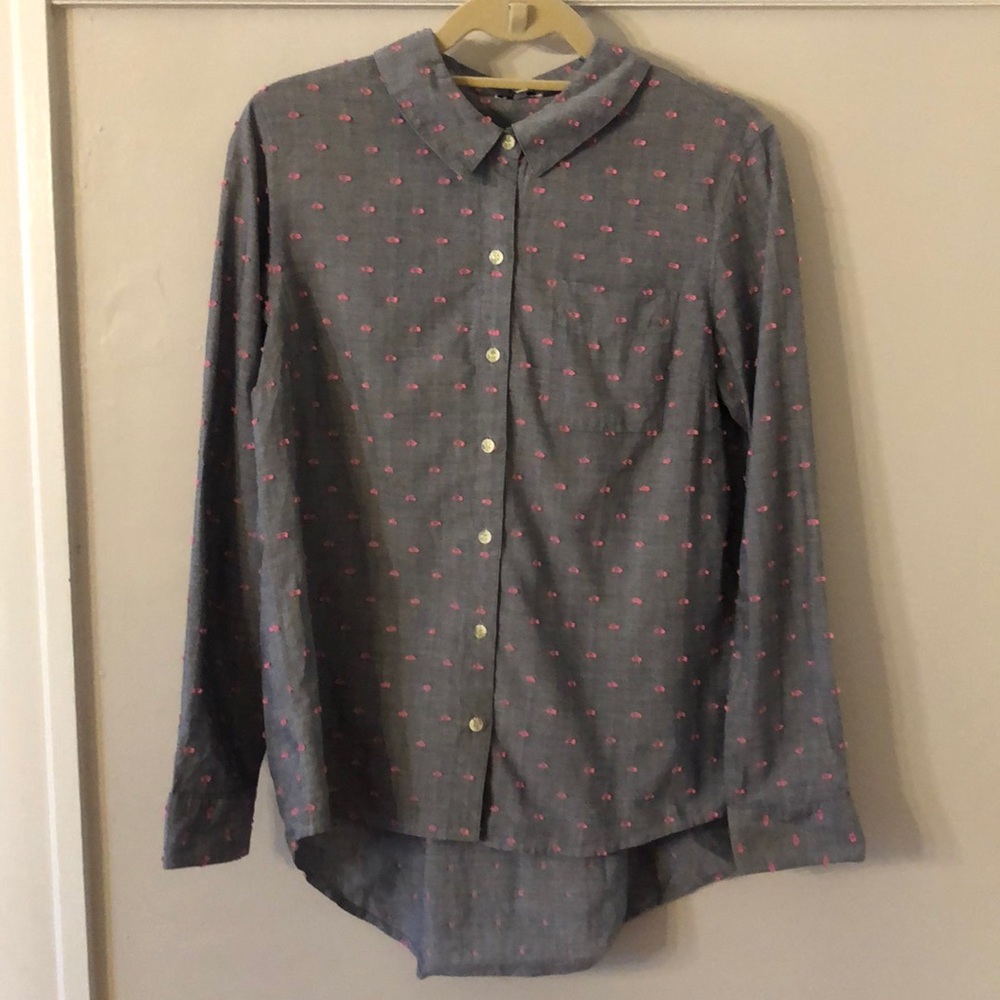 Splendid Embellished Swing Button Down Size Small